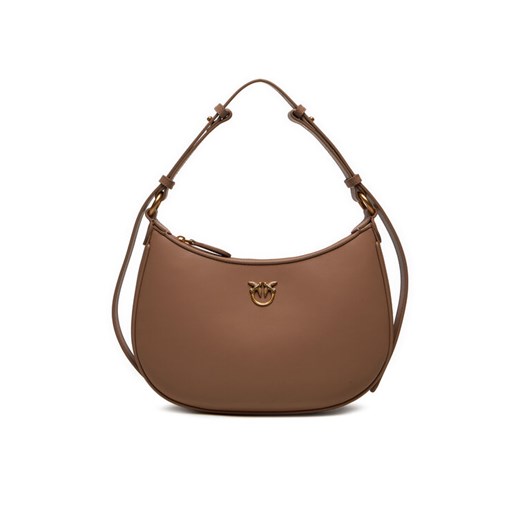Torebka PINKO Half Moon Mini Fl . AI 24-25 PLTT 102790 A0F1 Brązowy ze sklepu eobuwie.pl w kategorii Torebki damskie - zdjęcie 182039975