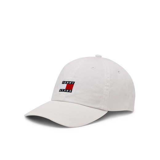 Czapka z daszkiem Tommy Jeans Heritage AW0AW15848 Biały ze sklepu eobuwie.pl w kategorii Czapki z daszkiem damskie - zdjęcie 182040209