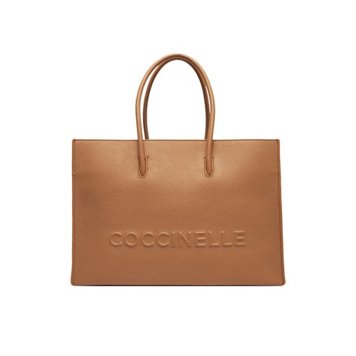 Torebka Coccinelle E1 QBB 18 02 01 Brązowy ze sklepu eobuwie.pl w kategorii Torby Shopper bag - zdjęcie 182040385