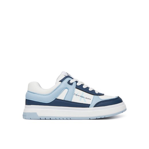 Sneakersy Calvin Klein Jeans Low Cut Lace-Up Sneaker V3X9-82091-1355 Niebieski ze sklepu eobuwie.pl w kategorii Buty sportowe dziecięce - zdjęcie 182040436