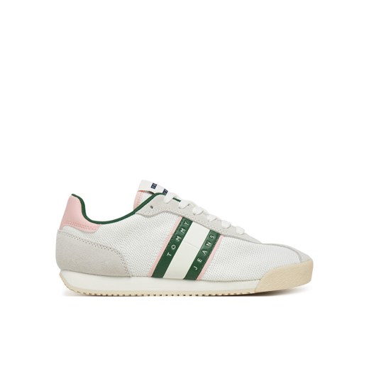 Sneakersy Tommy Jeans Tjw Low Profile Runner EN0EN02742 Biały ze sklepu eobuwie.pl w kategorii Buty sportowe damskie - zdjęcie 182040468