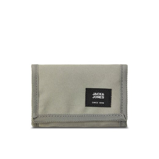 Duży Portfel Męski Jack&Jones Jaceastside 12228262 Szary ze sklepu eobuwie.pl w kategorii Portfele męskie - zdjęcie 182040478