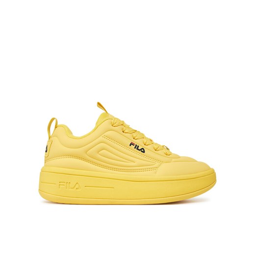 Sneakersy Fila Superbubble  FFW0536 20026 Żółty ze sklepu eobuwie.pl w kategorii Buty sportowe damskie - zdjęcie 182040577