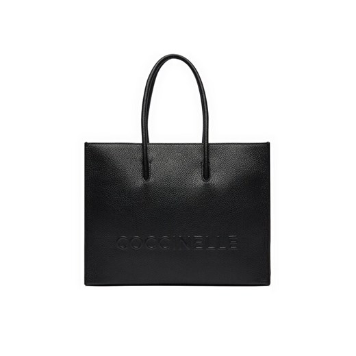 Torebka Coccinelle QBB Coccinellemyrtha Maxi Log E1 QBB 18 02 01 Czarny ze sklepu eobuwie.pl w kategorii Torby Shopper bag - zdjęcie 182040596