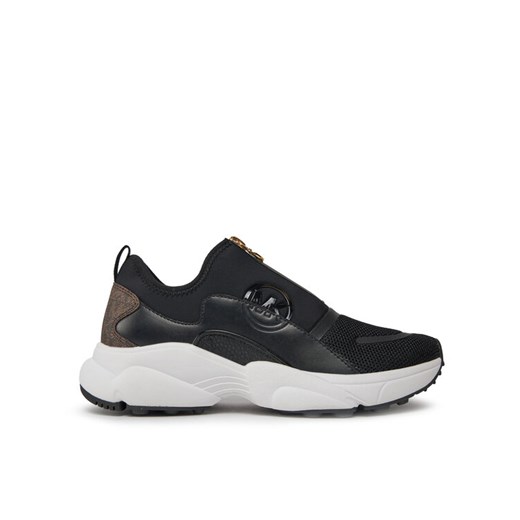 Sneakersy MICHAEL Michael Kors Sami Zip Trainer 43H3SMFSHD Czarny ze sklepu eobuwie.pl w kategorii Buty sportowe damskie - zdjęcie 182040726