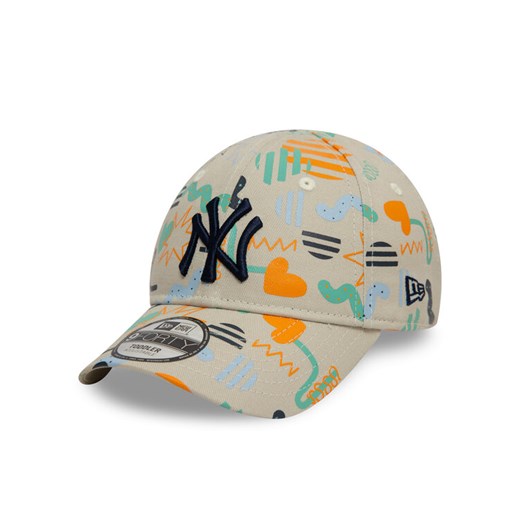 Czapka z daszkiem New Era Jr All Over Print 9FORTY New York Yankees 60595408 Kolorowy ze sklepu eobuwie.pl w kategorii Czapki dziecięce - zdjęcie 182040786