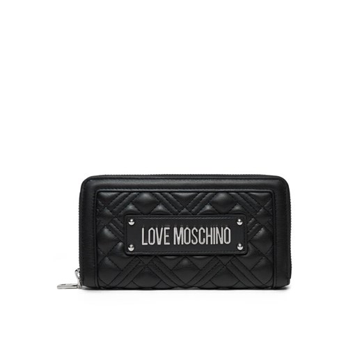 Duży Portfel Damski LOVE MOSCHINO JC5600PP1MLA000B Czarny ze sklepu eobuwie.pl w kategorii Portfele damskie - zdjęcie 182040819
