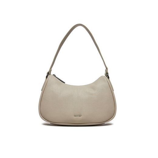 Torebka Calvin Klein Ck Refine Shoulder Bag Braid K60K612132 Szary Calvin Klein 00 eobuwie.pl