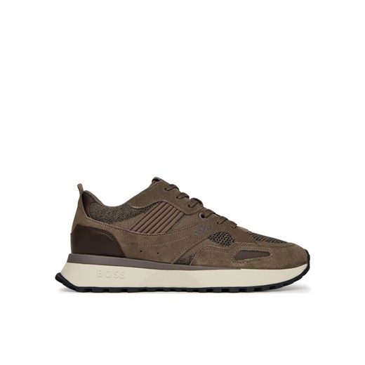 Sneakersy BOSS Jonah 50542119 Brązowy ze sklepu eobuwie.pl w kategorii Buty sportowe męskie - zdjęcie 182041039