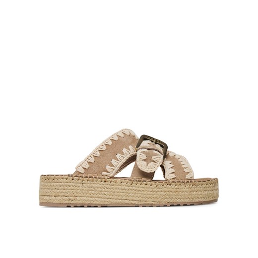 Espadryle Mou Jute sandal MU.SW641003A Różowy ze sklepu eobuwie.pl w kategorii Espadryle damskie - zdjęcie 182041089