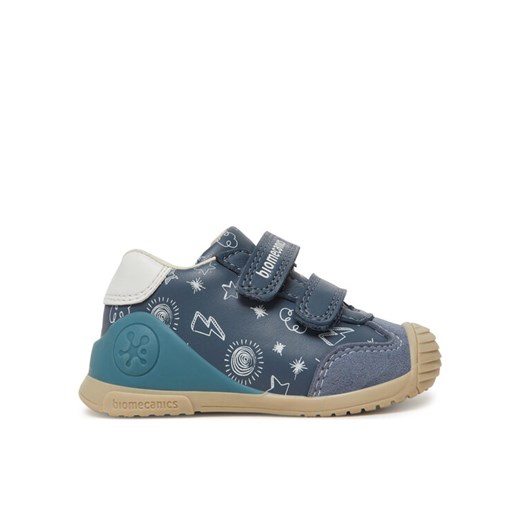 Sneakersy Biomecanics 252115 Niebieski ze sklepu eobuwie.pl w kategorii Buty sportowe dziecięce - zdjęcie 182041208