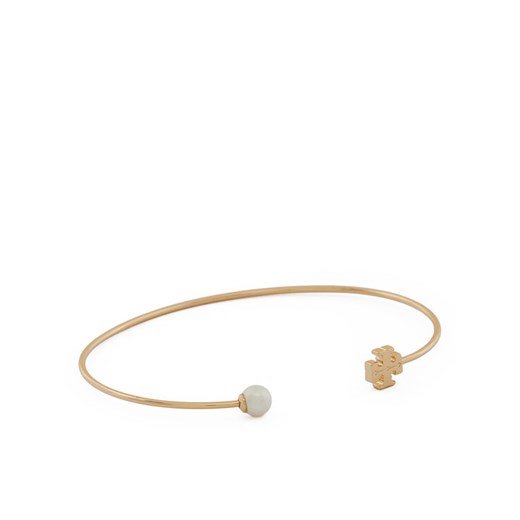 Bransoletka Tory Burch Kira Pearl Cuff 157968 Złoty ze sklepu eobuwie.pl w kategorii Bransoletki - zdjęcie 182041276