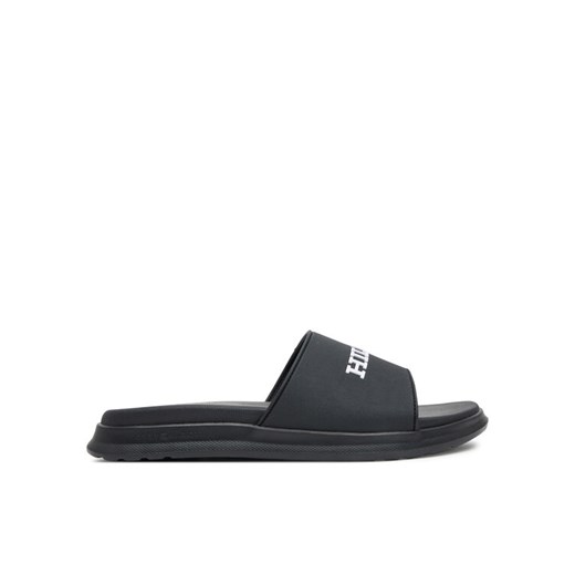 Klapki Tommy Hilfiger FM0FM05430 Czarny ze sklepu eobuwie.pl w kategorii Klapki męskie - zdjęcie 182041328