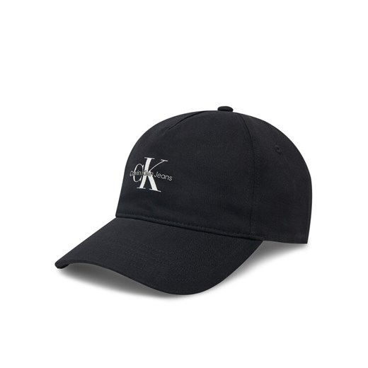 Czapka z daszkiem Calvin Klein Jeans Printed Monologo Cap LV04K5027G Czarny 00 eobuwie.pl
