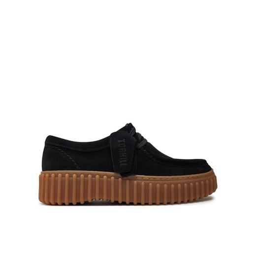 Półbuty Clarks Torhill Bee 26172044 Czarny ze sklepu eobuwie.pl w kategorii Półbuty damskie - zdjęcie 182041529