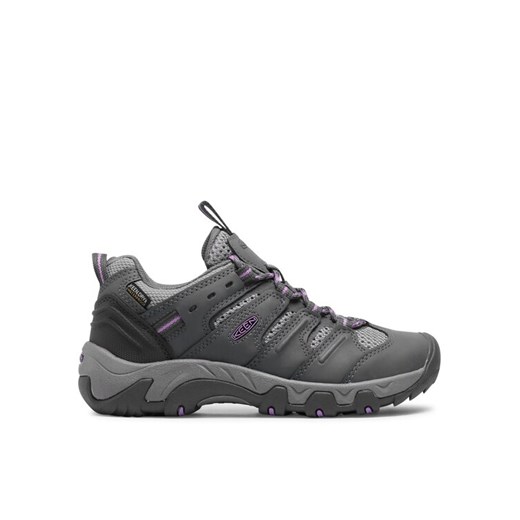 Trekkingi Keen Koven Wp W 1025157 Szary ze sklepu eobuwie.pl w kategorii Buty trekkingowe damskie - zdjęcie 182041558