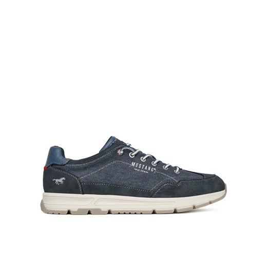 Sneakersy Mustang 4195-302 Granatowy ze sklepu eobuwie.pl w kategorii Buty sportowe męskie - zdjęcie 182041566