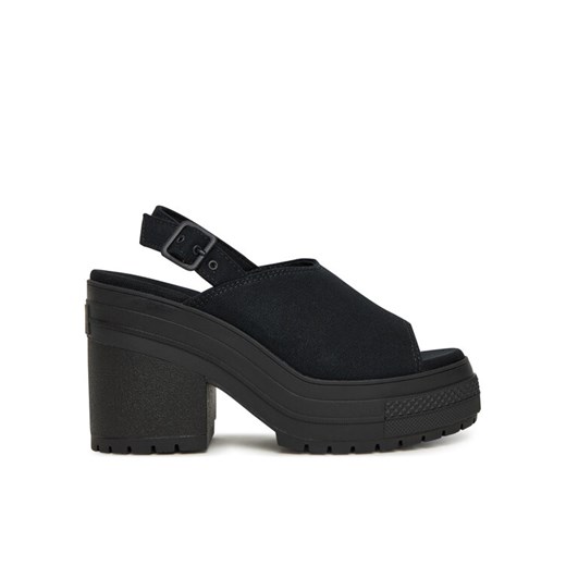 Sandały Converse Chuck 70 De Luxe Heel Sandal Platform A12567C Czarny ze sklepu eobuwie.pl w kategorii Sandały damskie - zdjęcie 182041579