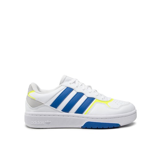 Sneakersy adidas Courtic J GY3634 Biały ze sklepu eobuwie.pl w kategorii Buty sportowe dziecięce - zdjęcie 182041595