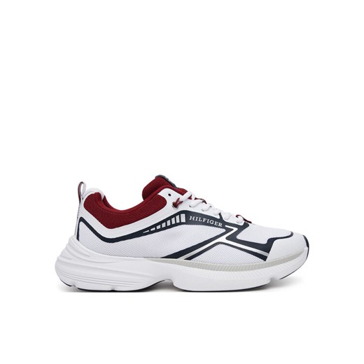 Sneakersy Tommy Hilfiger Th Dynafast Tech FM0FM05450 Biały ze sklepu eobuwie.pl w kategorii Buty sportowe męskie - zdjęcie 182041606