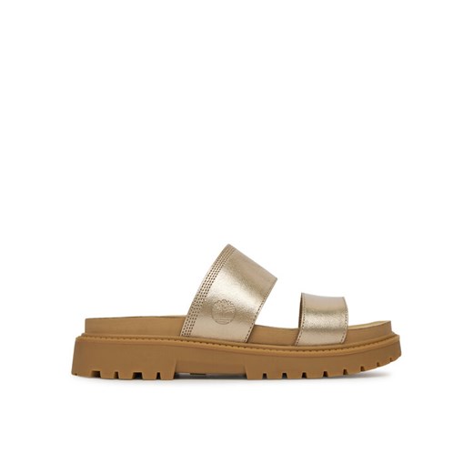 Klapki Timberland Clairemont Way TB0A2Q31N751 Złoty ze sklepu eobuwie.pl w kategorii Klapki damskie - zdjęcie 182041668