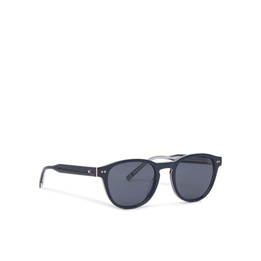 Okulary przeciwsłoneczne Tommy Hilfiger 2186/S 207941 Niebieski ze sklepu eobuwie.pl w kategorii Okulary przeciwsłoneczne męskie - zdjęcie 182041749