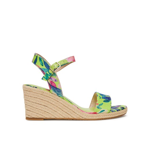 Espadryle Tamaris 1-28300-42 Zielony ze sklepu eobuwie.pl w kategorii Espadryle damskie - zdjęcie 182041755