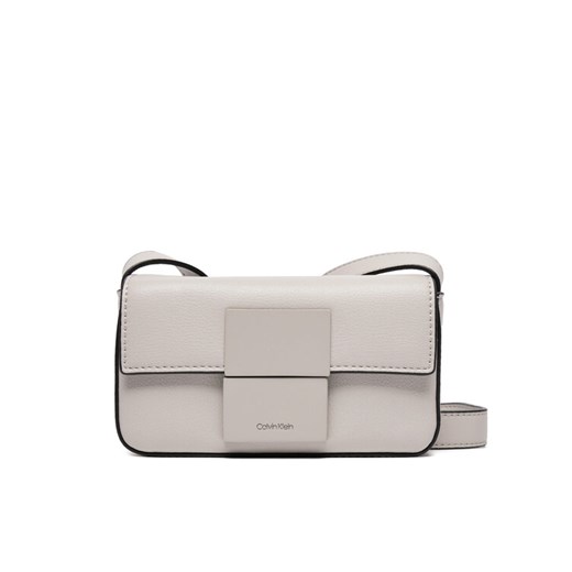 Saszetka Calvin Klein Iconic Plaque Camera Bag Xs K50K511650 Szary ze sklepu eobuwie.pl w kategorii Listonoszki - zdjęcie 182041817
