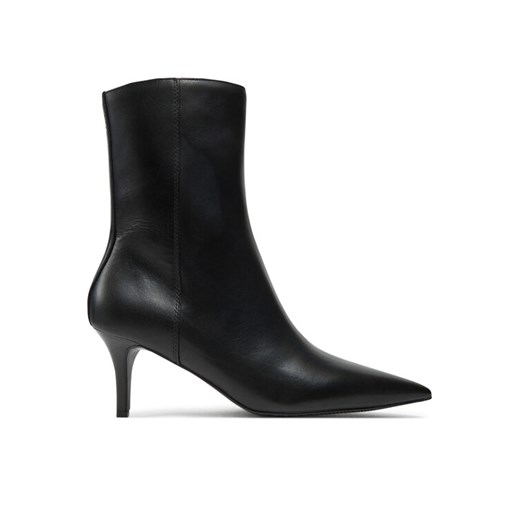 Botki Calvin Klein Jeans 60Mm Stiletto Heel Bootie YW0YW01836 Czarny ze sklepu eobuwie.pl w kategorii Botki - zdjęcie 182041849
