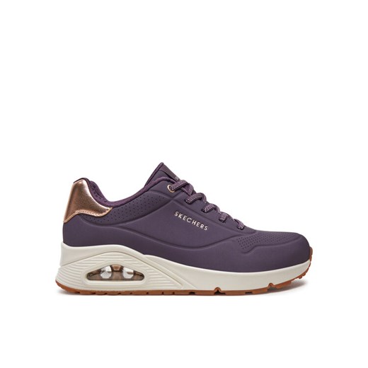 Sneakersy Skechers 155196/DKPR Fioletowy ze sklepu eobuwie.pl w kategorii Buty sportowe damskie - zdjęcie 182041986