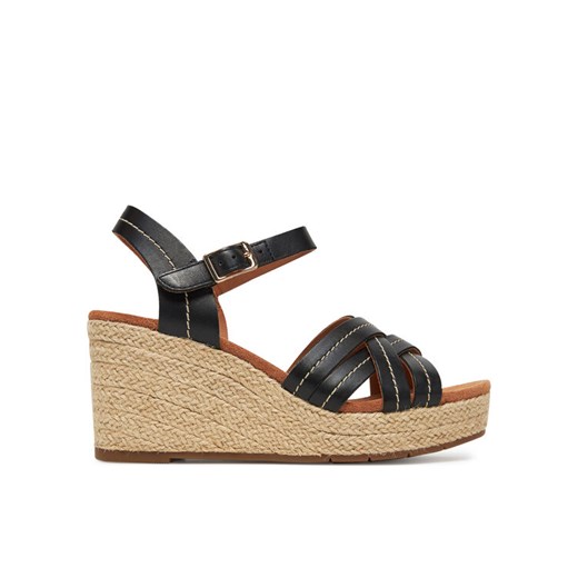 Espadryle Clarks Sabina Strap 26181462 Czarny ze sklepu eobuwie.pl w kategorii Espadryle damskie - zdjęcie 182042047