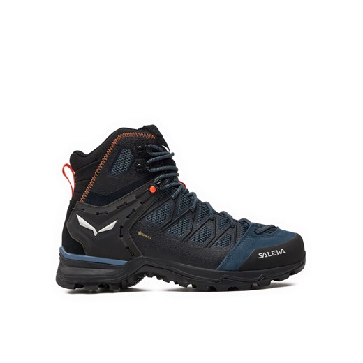 Trekkingi Salewa Ms Mnt Trainer Lite Mid Gtx GORE-TEX 61359-8769 Granatowy ze sklepu eobuwie.pl w kategorii Buty trekkingowe męskie - zdjęcie 182042125