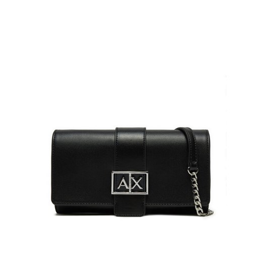 Torebka Armani Exchange XW000358 AF12039 UC001 Czarny ze sklepu eobuwie.pl w kategorii Kopertówki - zdjęcie 182042226