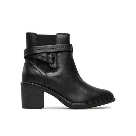 Botki Clarks Scene Star 261674624 Czarny ze sklepu eobuwie.pl w kategorii Botki - zdjęcie 182042409