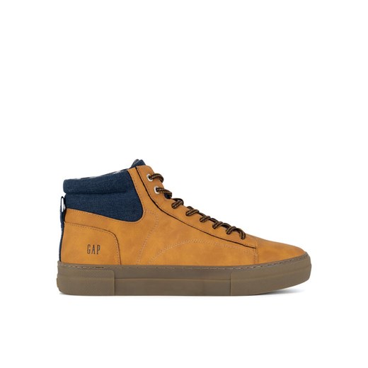 Sneakersy Gap PORTLAND CUP MID M GP505011BM-MU00 Brązowy ze sklepu eobuwie.pl w kategorii Buty sportowe męskie - zdjęcie 182042419