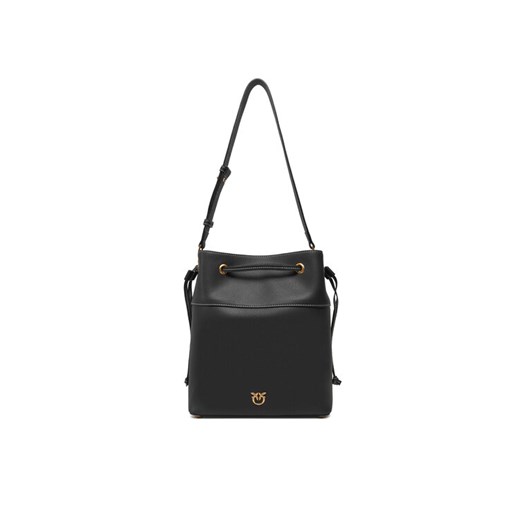 Torba PINKO SECCHIELLO CLASSIC 104305 A29Q L84Q Czarny ze sklepu eobuwie.pl w kategorii Torebki worki - zdjęcie 182042468