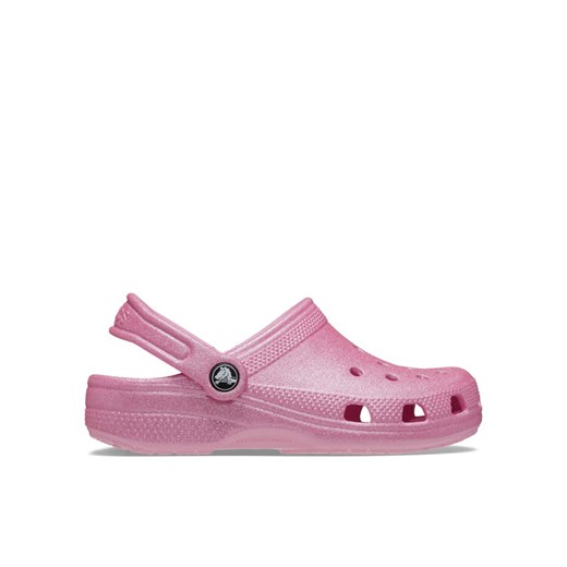 Klapki Crocs Classic Glitter Clog K 206993 Różowy ze sklepu eobuwie.pl w kategorii Klapki damskie - zdjęcie 182042537