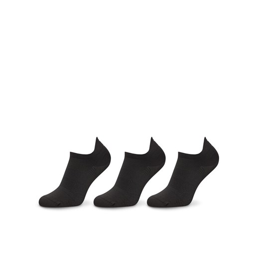 Zestaw 3 par niskich skarpet unisex Under Armour UA ArmourDry® Run 1386237 Czarny ze sklepu eobuwie.pl w kategorii Skarpetki damskie - zdjęcie 182042556