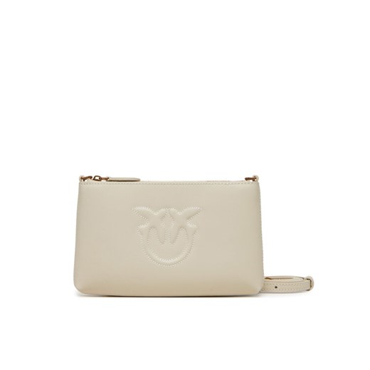 Torebka PINKO Flat Horizontal Mini PE 25 PCPL 104277 A2AN Biały ze sklepu eobuwie.pl w kategorii Listonoszki - zdjęcie 182042635