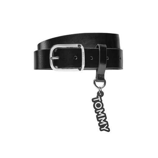 Pasek Damski Tommy Jeans Tjw City Girl Belt AW0AW16103 Czarny ze sklepu eobuwie.pl w kategorii Paski damskie - zdjęcie 182042725