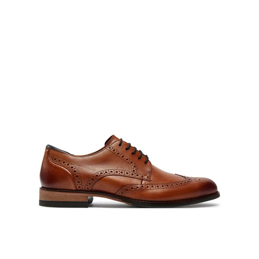 Półbuty Clarks Craftarlolimit 26171453 Brązowy ze sklepu eobuwie.pl w kategorii Buty eleganckie męskie - zdjęcie 182042777