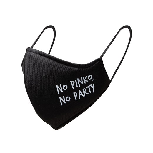 Maseczka materiałowa Pinko Geodesia Mask Neoprene Leggero 20211 PRR 1N20DA.Y7RD Czarny ze sklepu eobuwie.pl w kategorii Maseczki ochronne - zdjęcie 182042928