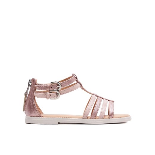 Sandały Geox J Sandal Karly Girl J7235D 0QDHH C8172 S Różowy ze sklepu eobuwie.pl w kategorii Sandały dziecięce - zdjęcie 182043185