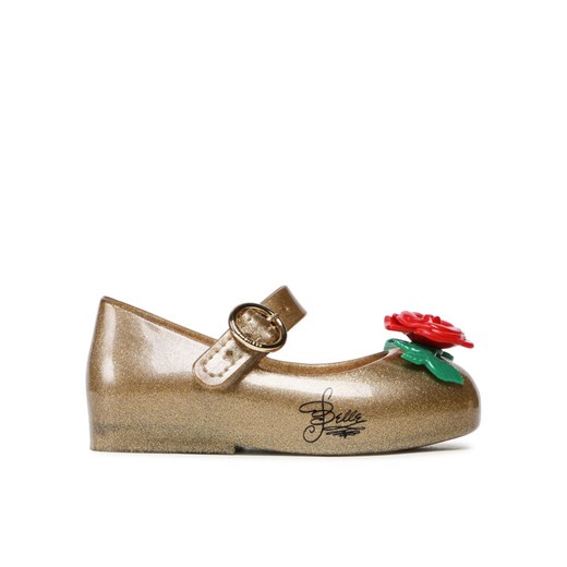 Baleriny Melissa Mini Melissa Sweet Love+Disney 33447 Złoty ze sklepu eobuwie.pl w kategorii Balerinki dziecięce - zdjęcie 182043265