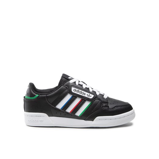 Sneakersy adidas Continental 80 Stripes J GW6643 Czarny ze sklepu eobuwie.pl w kategorii Buty sportowe dziecięce - zdjęcie 182043408