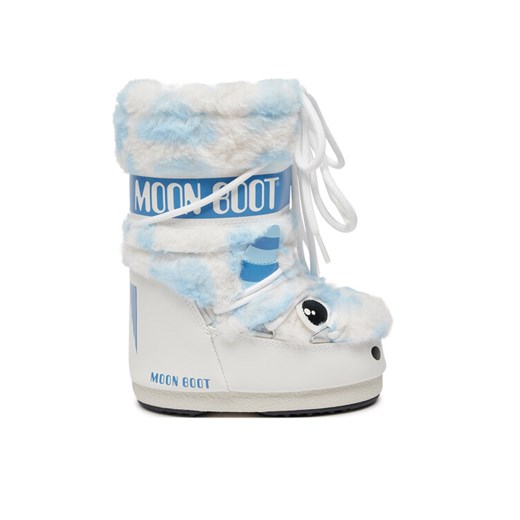 Śniegowce Moon Boot 80D3400260 Biały ze sklepu eobuwie.pl w kategorii Buty zimowe dziecięce - zdjęcie 182043416