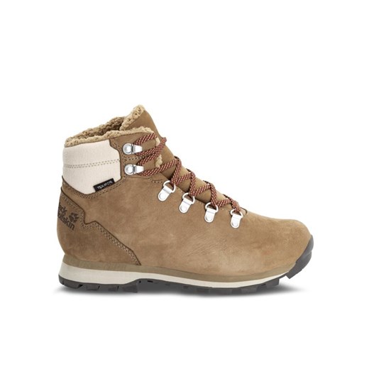 Trekkingi Jack Wolfskin Thunder Bay Texapore Mid W 4053681 Brązowy ze sklepu eobuwie.pl w kategorii Buty trekkingowe damskie - zdjęcie 182043548