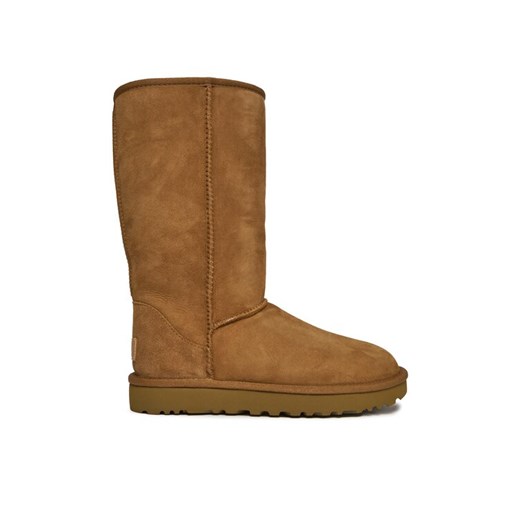 Śniegowce Ugg W Classic Tall II 1016224 Brązowy ze sklepu eobuwie.pl w kategorii Śniegowce damskie - zdjęcie 182043667