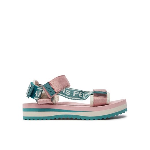 Sandały Pepe Jeans Pool Jelly G PGS70060 Różowy ze sklepu eobuwie.pl w kategorii Sandały dziecięce - zdjęcie 182043716