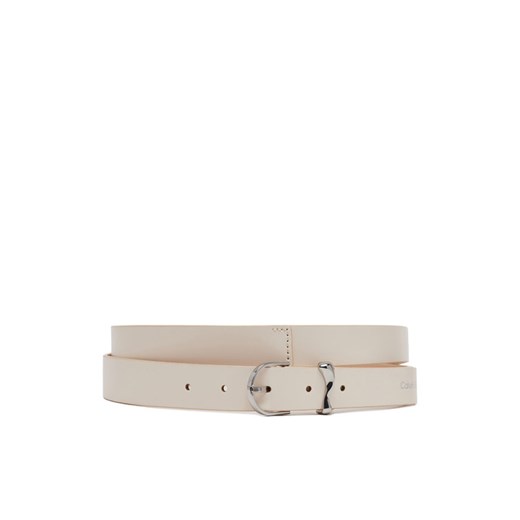Pasek Damski Calvin Klein Ck Must Organic Loop Belt 25Mm K60K613234 Biały ze sklepu eobuwie.pl w kategorii Paski damskie - zdjęcie 182043739